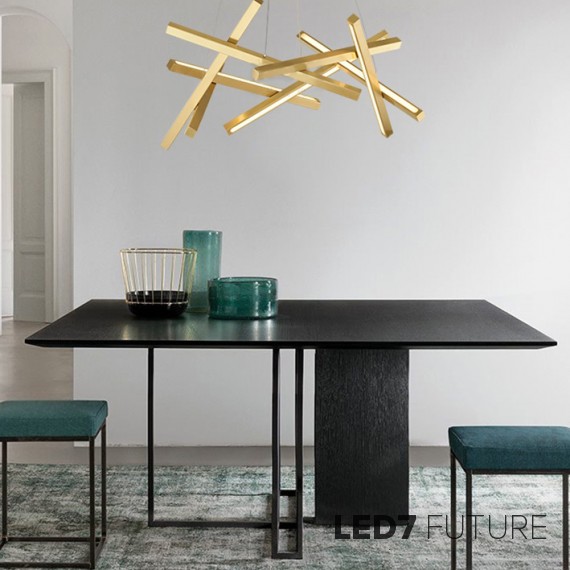 Loft Industry Modern - Cross Chandelier